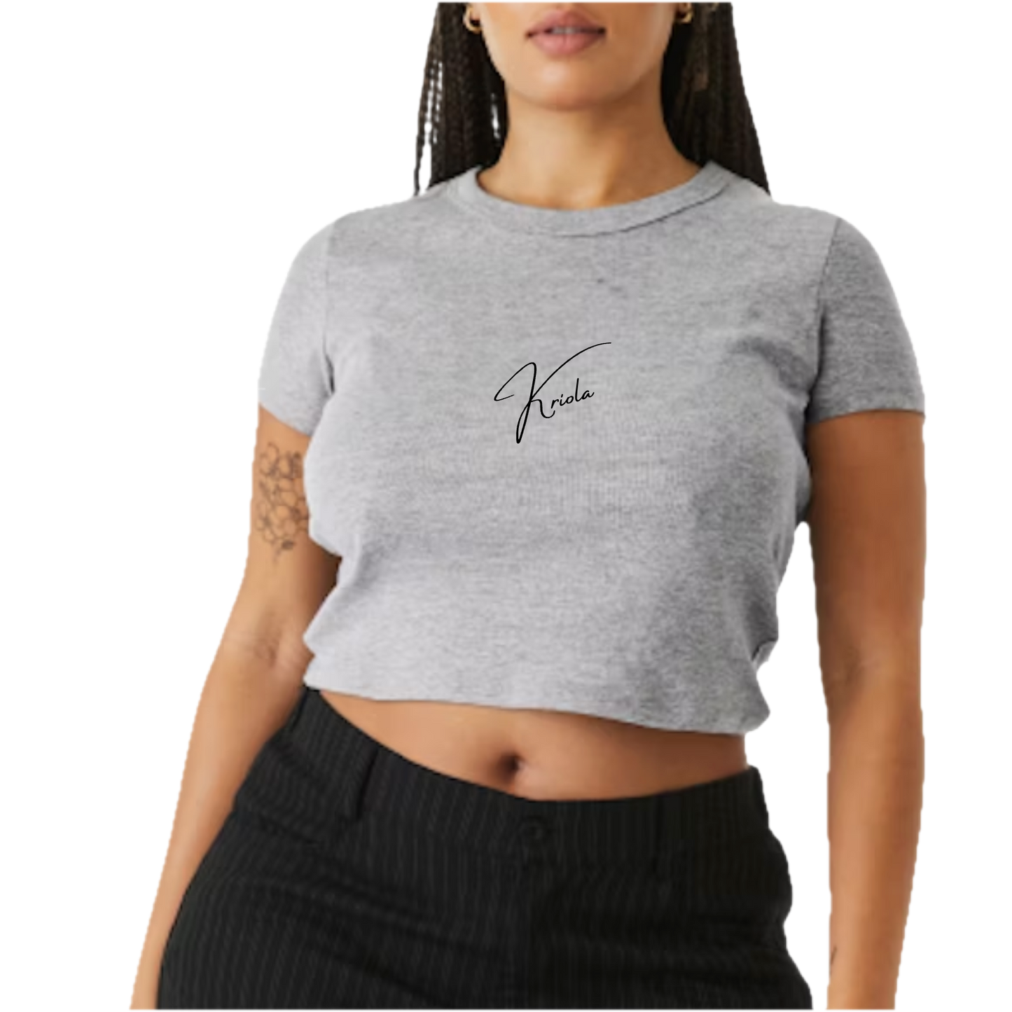 Camiseta de bebé de color caballero para mujer