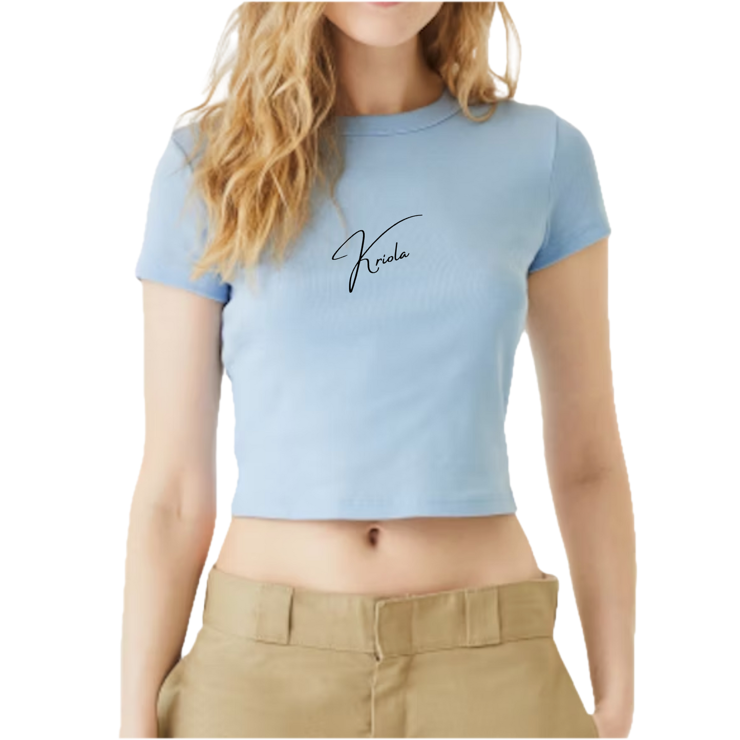 Camiseta de bebé de color caballero para mujer
