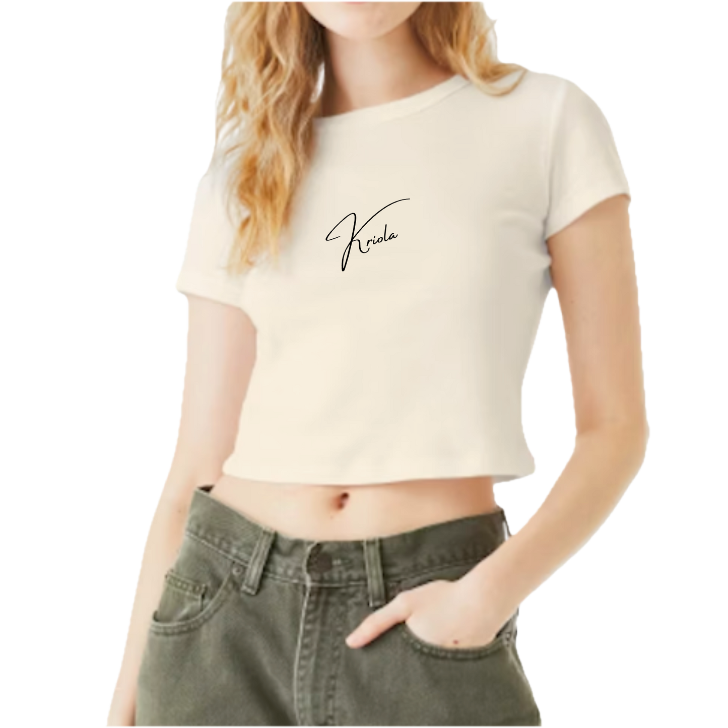 Camiseta de bebé de color caballero para mujer
