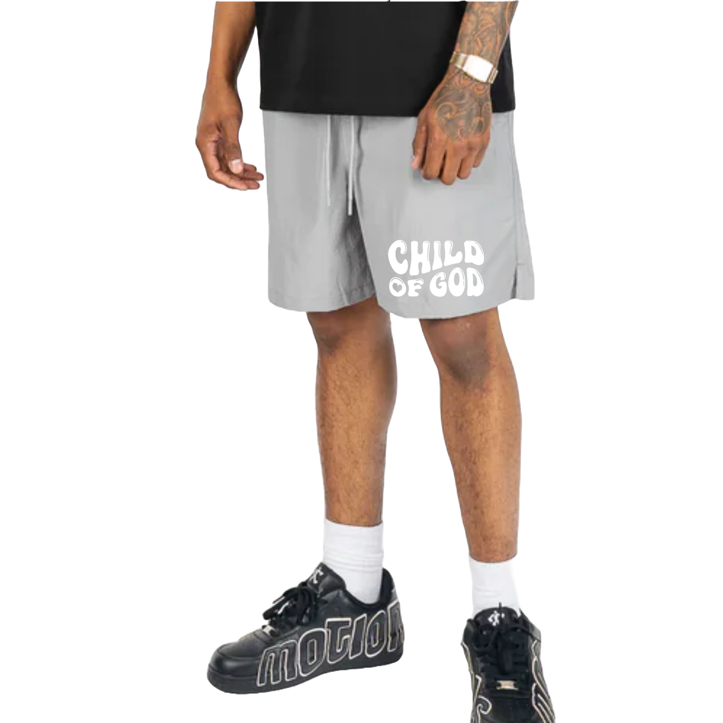 Short de bain en nylon (Enfant de Dieu)