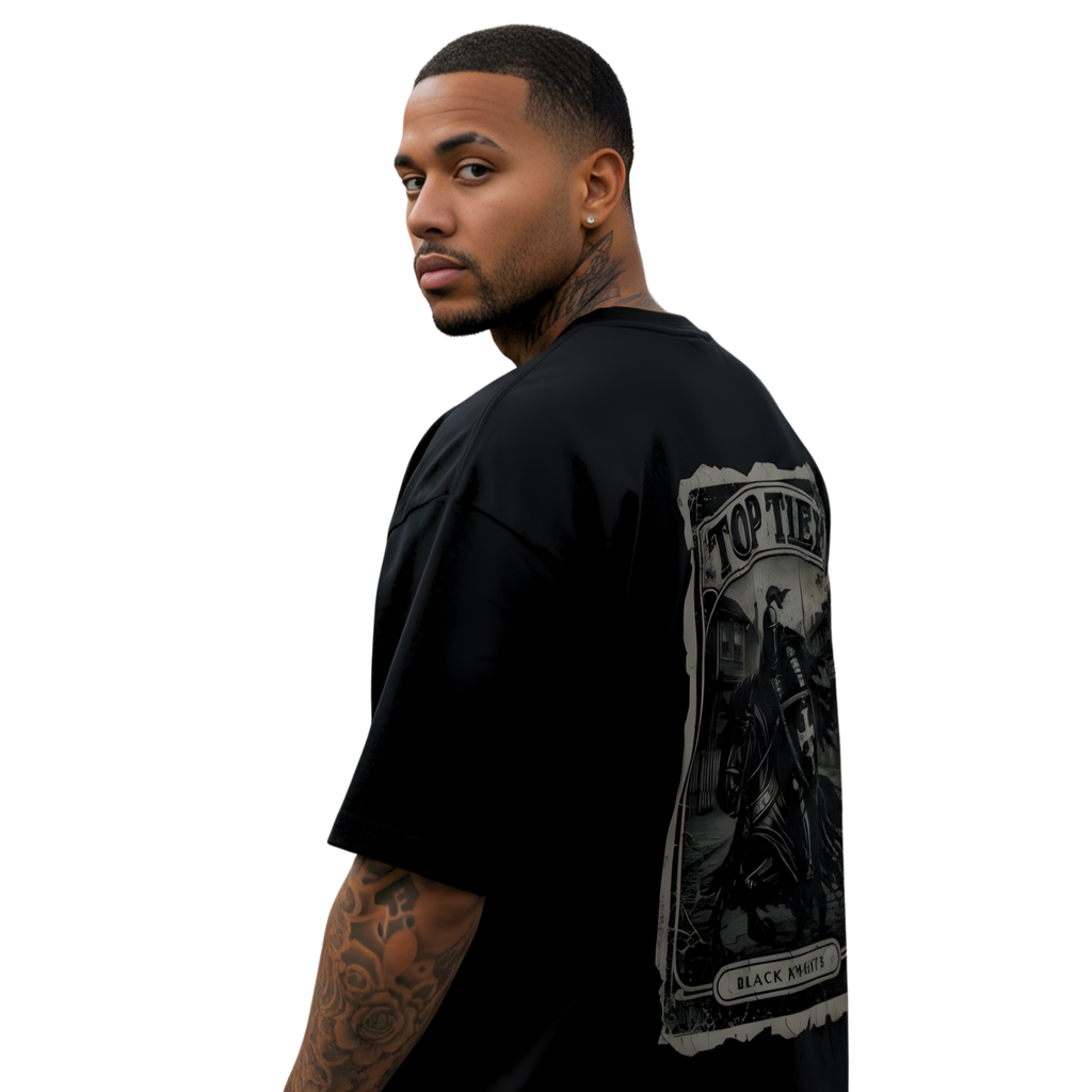 Camiseta gruesa de tonos tierra Black Knights