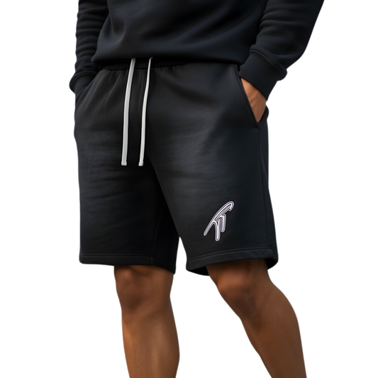"TT" Sun Fade Cotton Shorts
