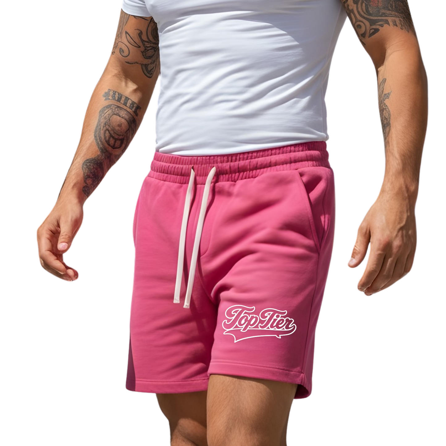 Varsity Script Sun Fade Shorts