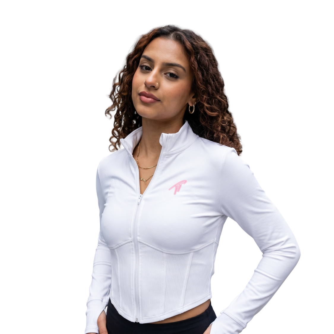 Top Tier Full-Zip Devine Jacket (Pink)