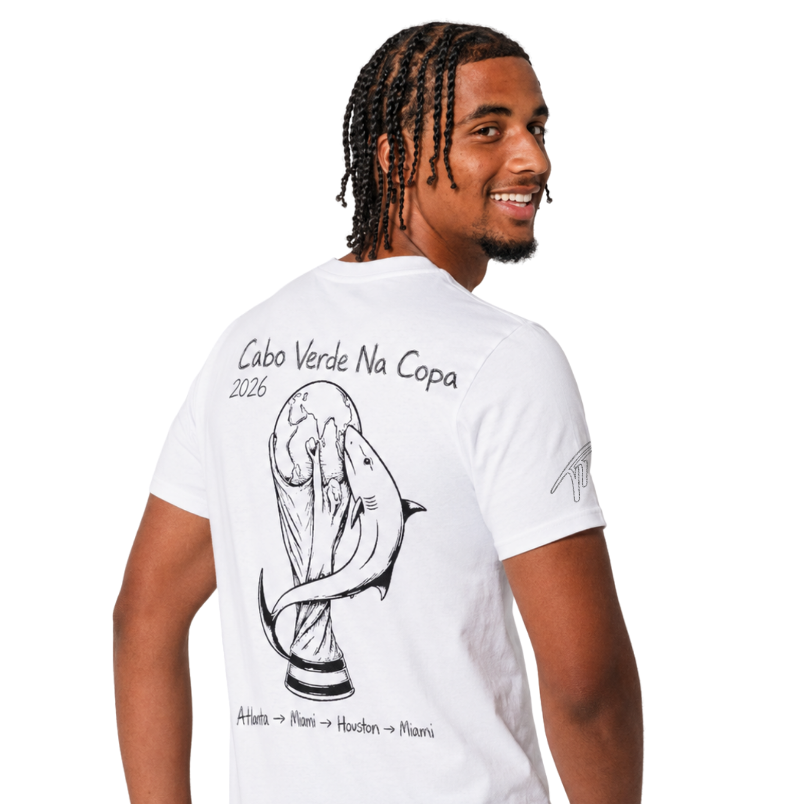 Cabo Verde World Cup 2026 Sketch T-Shirt