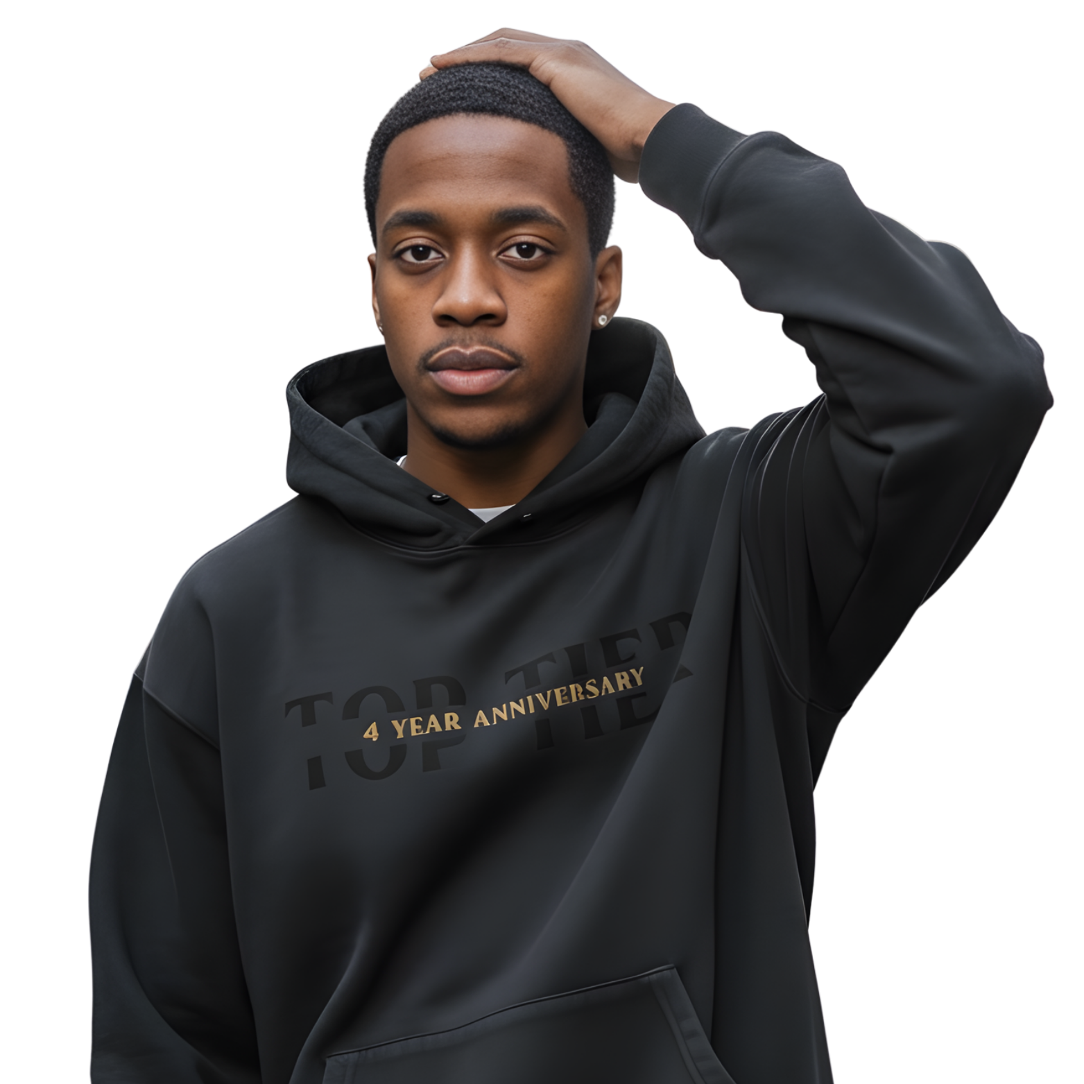 4 Year Anniversary Sunfade Oversized Hoodie