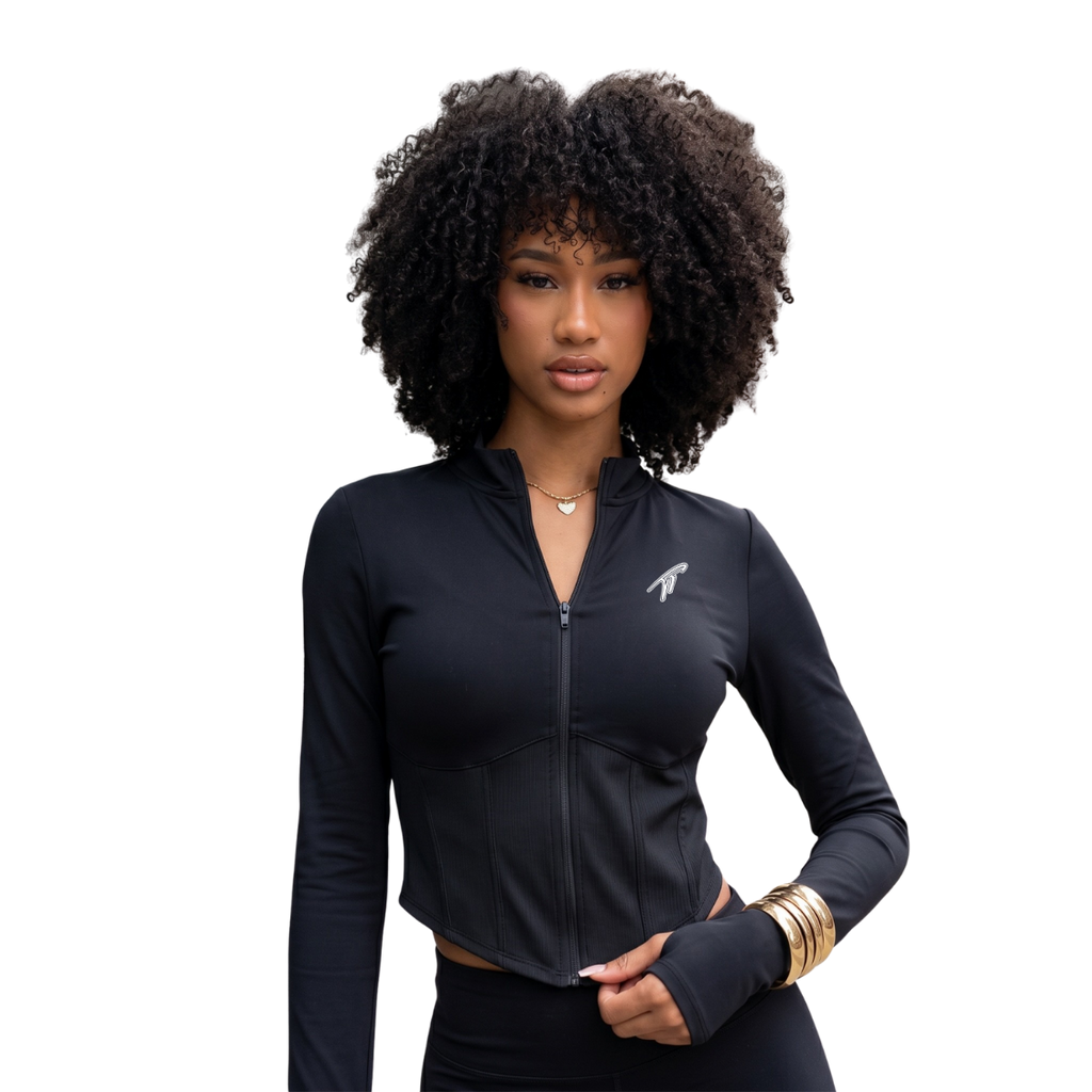 Top Tier Full-Zip Devine Jacket (White)