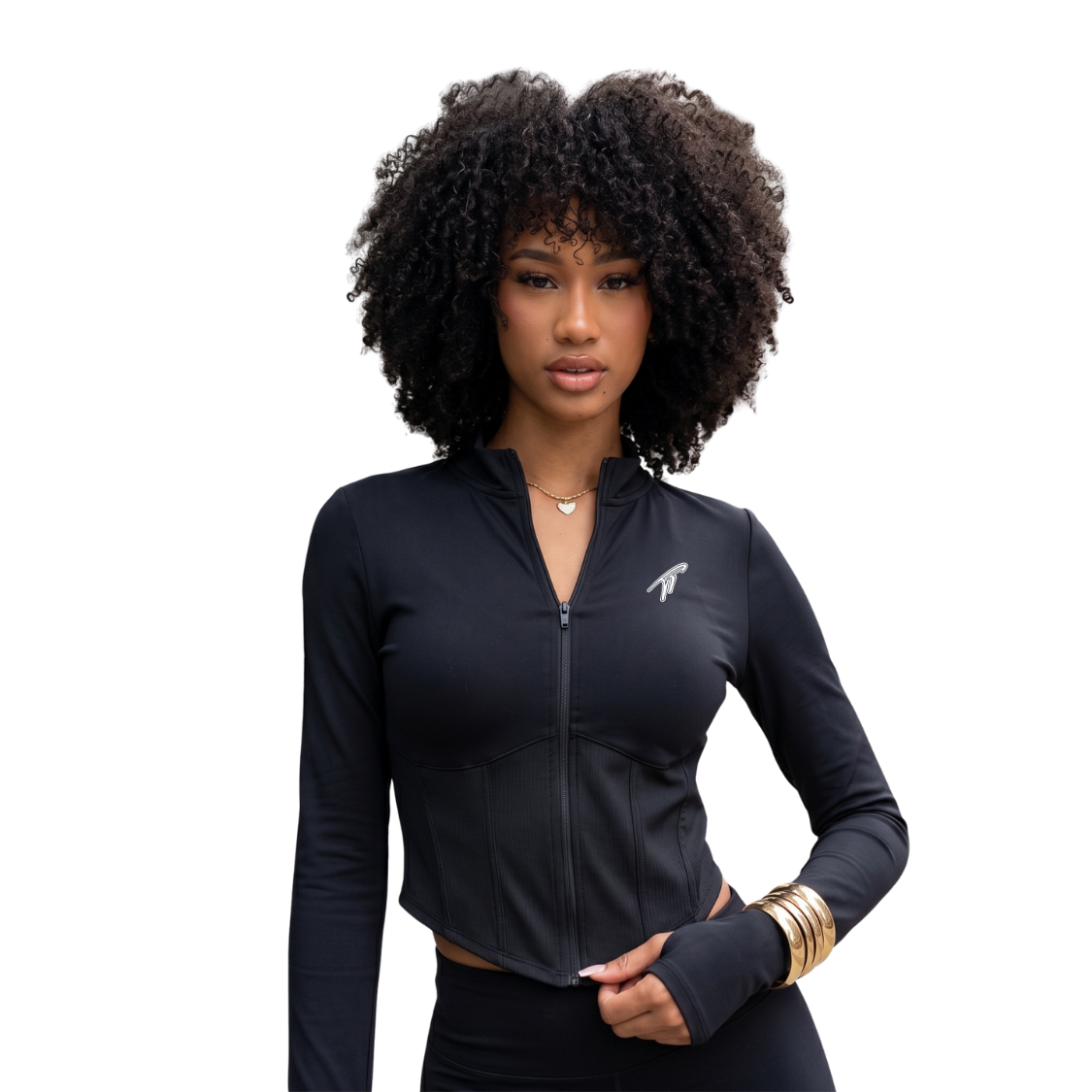 Top Tier Full-Zip Devine Jacket (White)