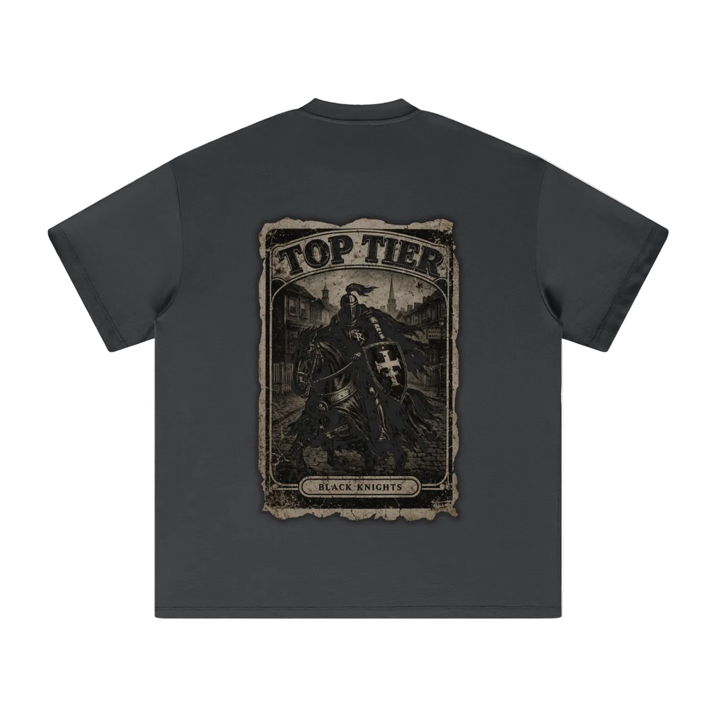 Camiseta gruesa de tonos tierra Black Knights