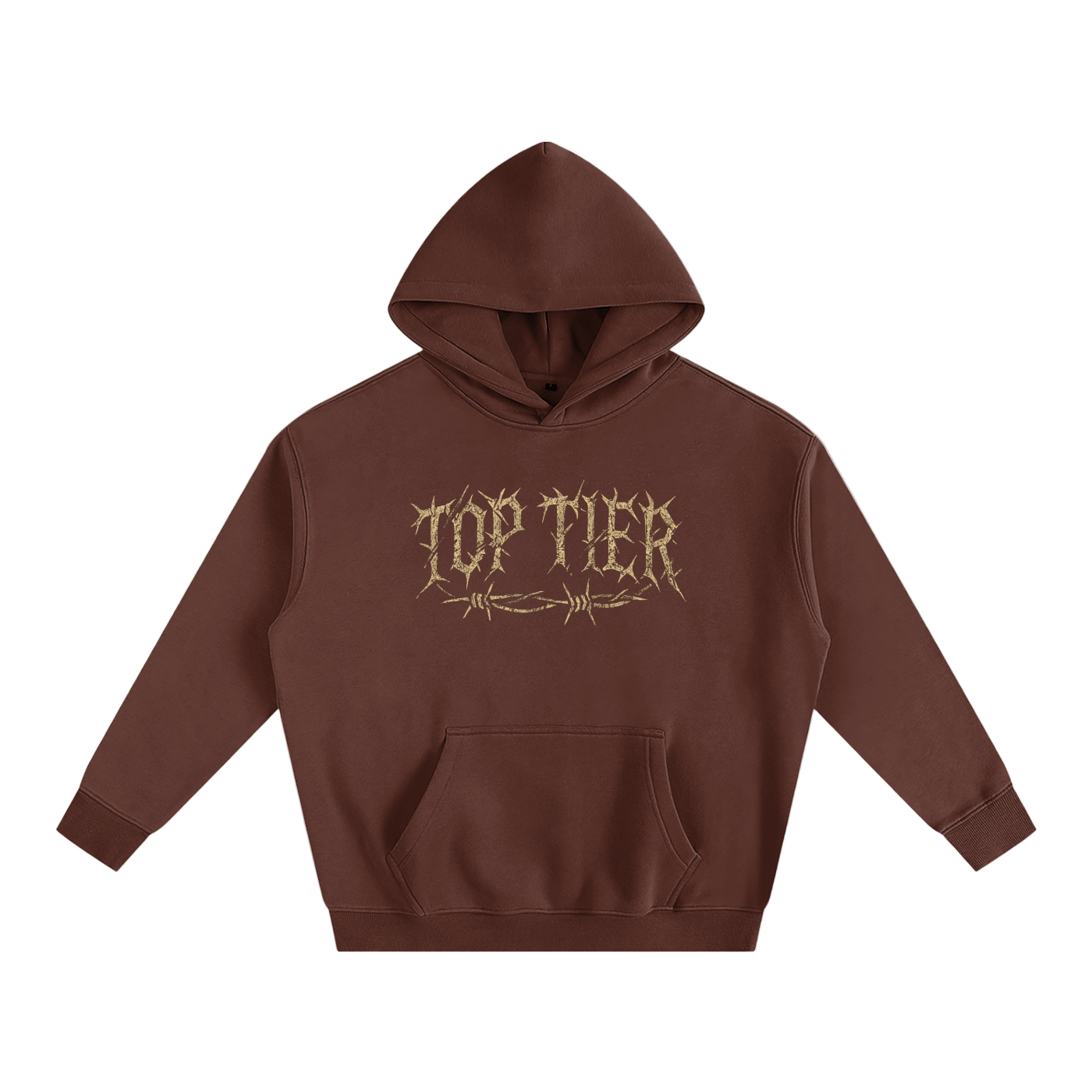 Sudadera con capucha de peso pesado de alambre de púas de primer nivel