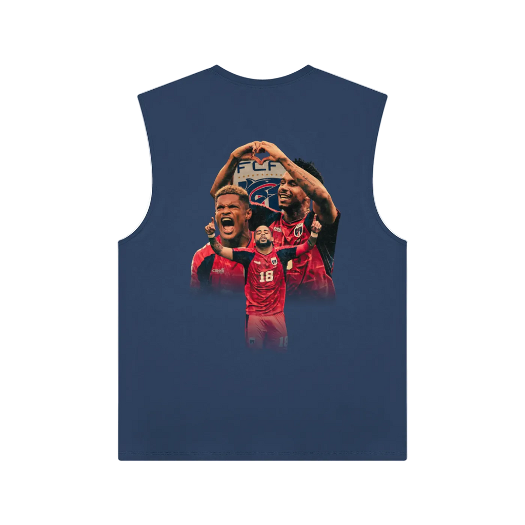 Cabo Verde Na Copa Red Athletic Tank Top