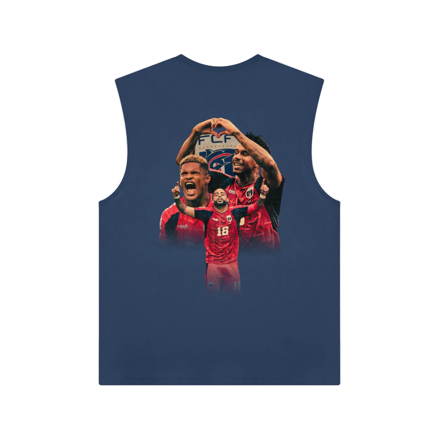 Cabo Verde Na Copa Red Athletic Tank Top