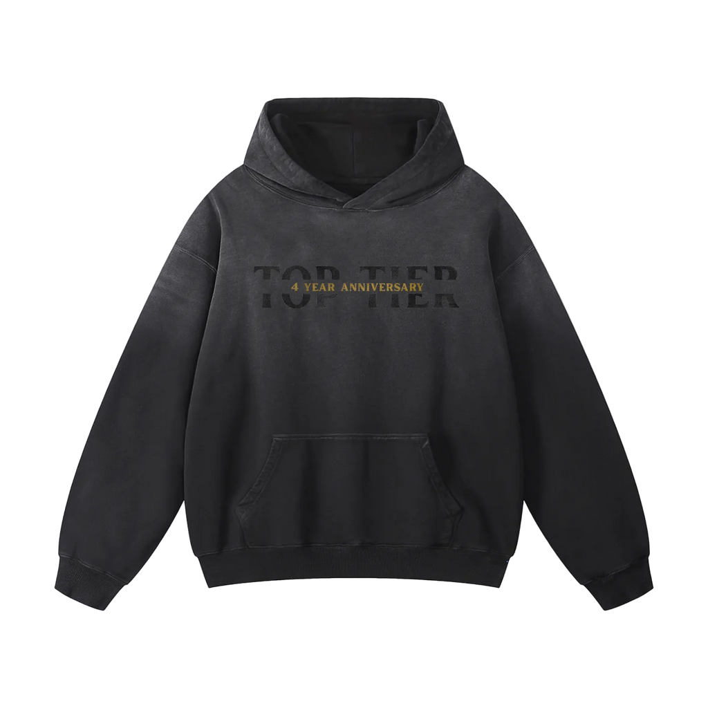 4 Year Anniversary Sunfade Oversized Hoodie