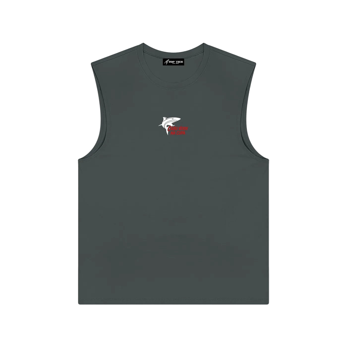 Cabo Verde Na Copa Red Athletic Tank Top