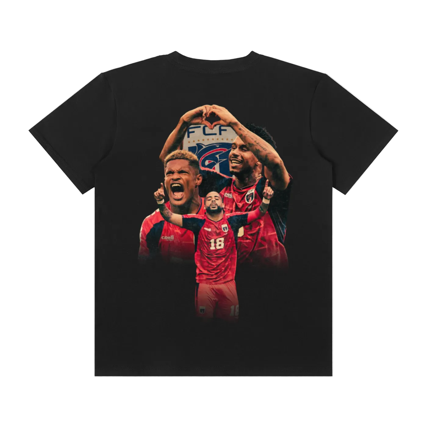 Cabo Verde Na Copa Red Graphic T-Shirt