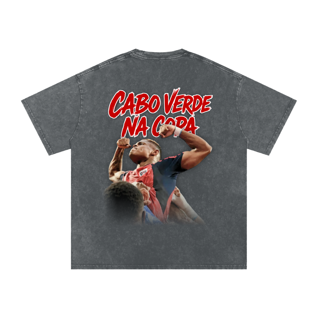 Hélio Varela "Cabo Verde Na Copa" Washed Oversized T-Shirt