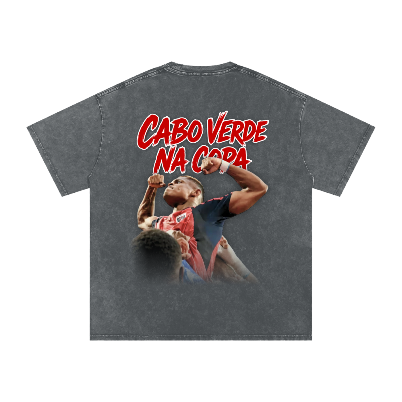 Hélio Varela "Cabo Verde Na Copa" Washed Oversized T-Shirt
