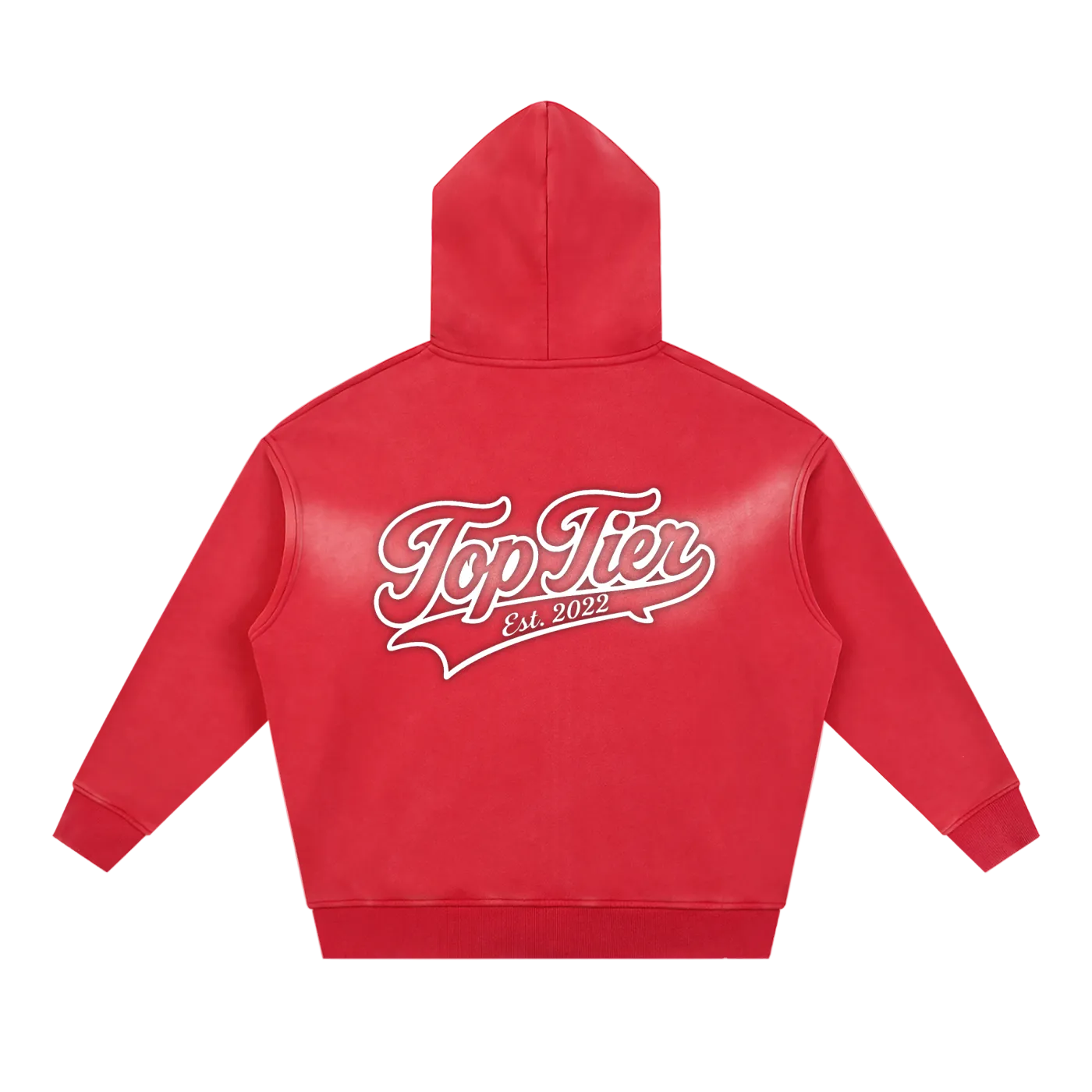 Varsity Script Sunfade Boxy Zip-Up Hoodie
