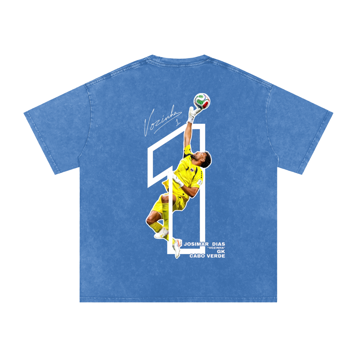 Vozinha World Cup Washed Oversized T-Shirt