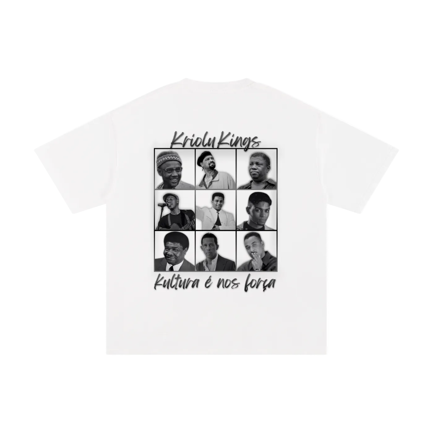 "Kriolu Kings" Cotton T-Shirt (Black)
