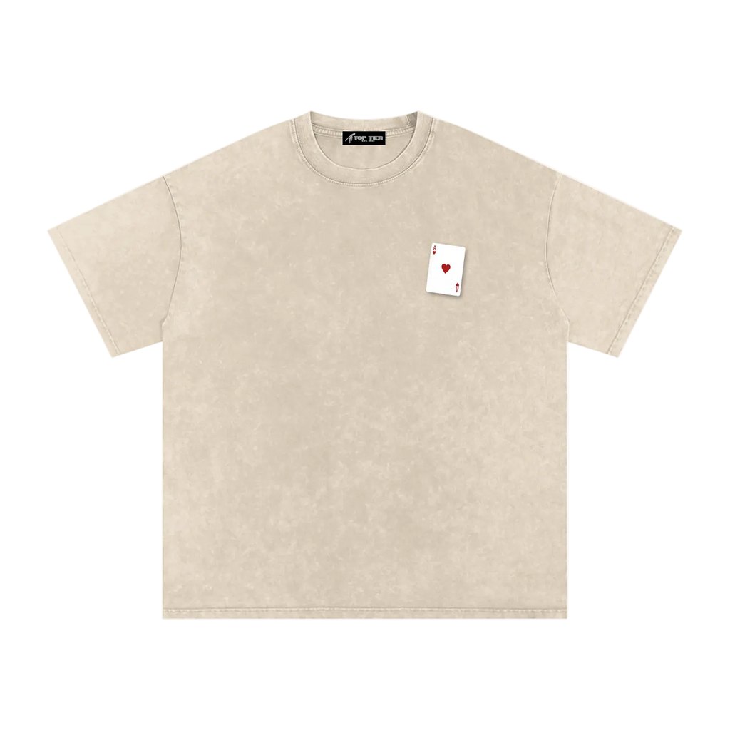 Top Tier Ace's Washed Oversized T-Shirt