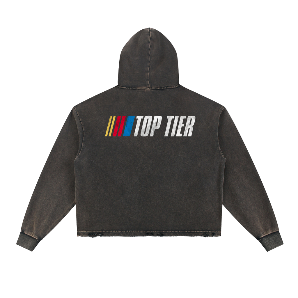 "Racing Top Tier" Vintage Washed Heavyweight Hoodie
