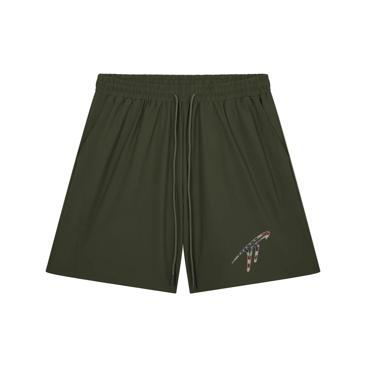 Top Tier USA Flag Drawstring Shorts