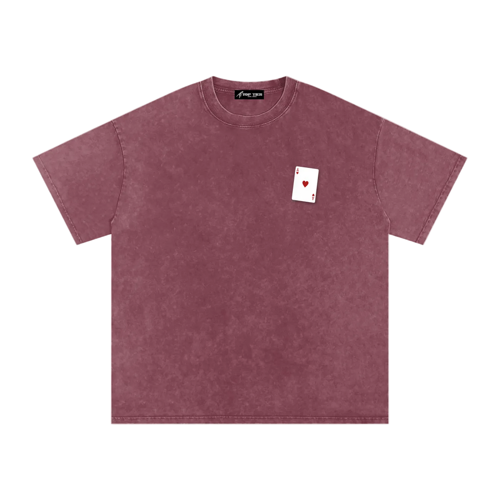 Top Tier Ace's Washed Oversized T-Shirt