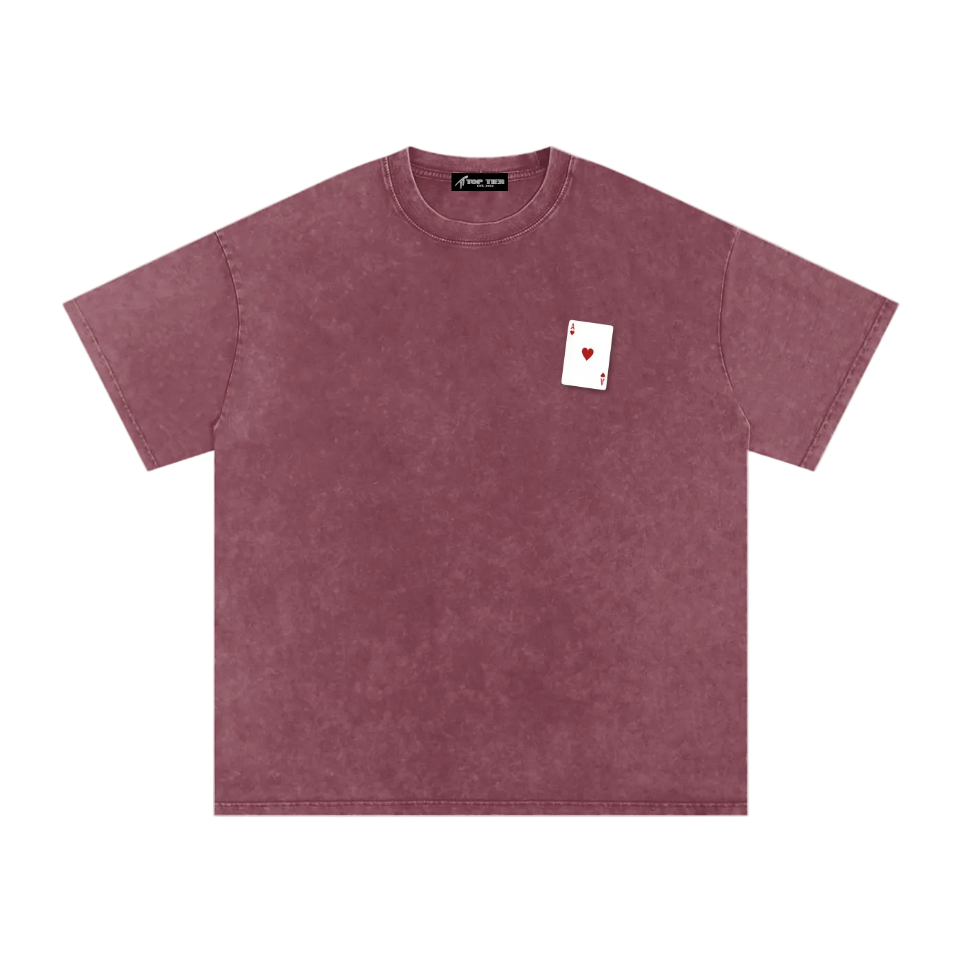 Top Tier Ace's Washed Oversized T-Shirt