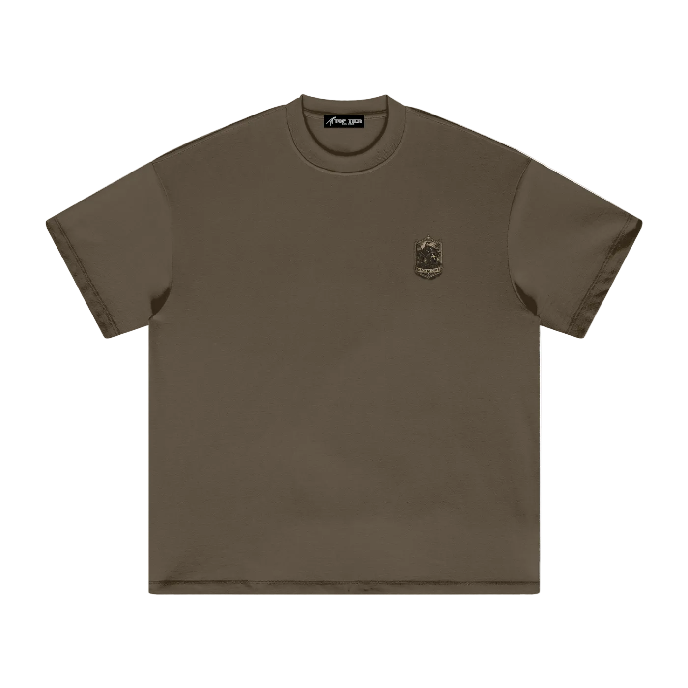 Black Knights Heavyweight Earth Tone T-Shirt