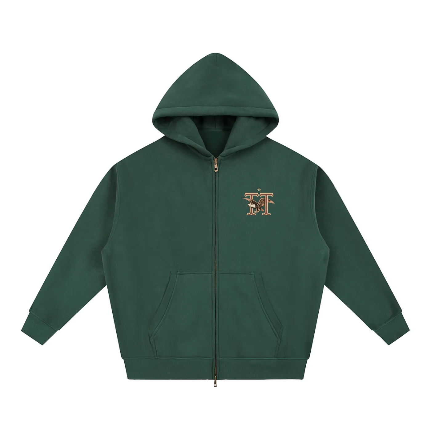 Vintage Eagle Oversized Boxy Hoodie