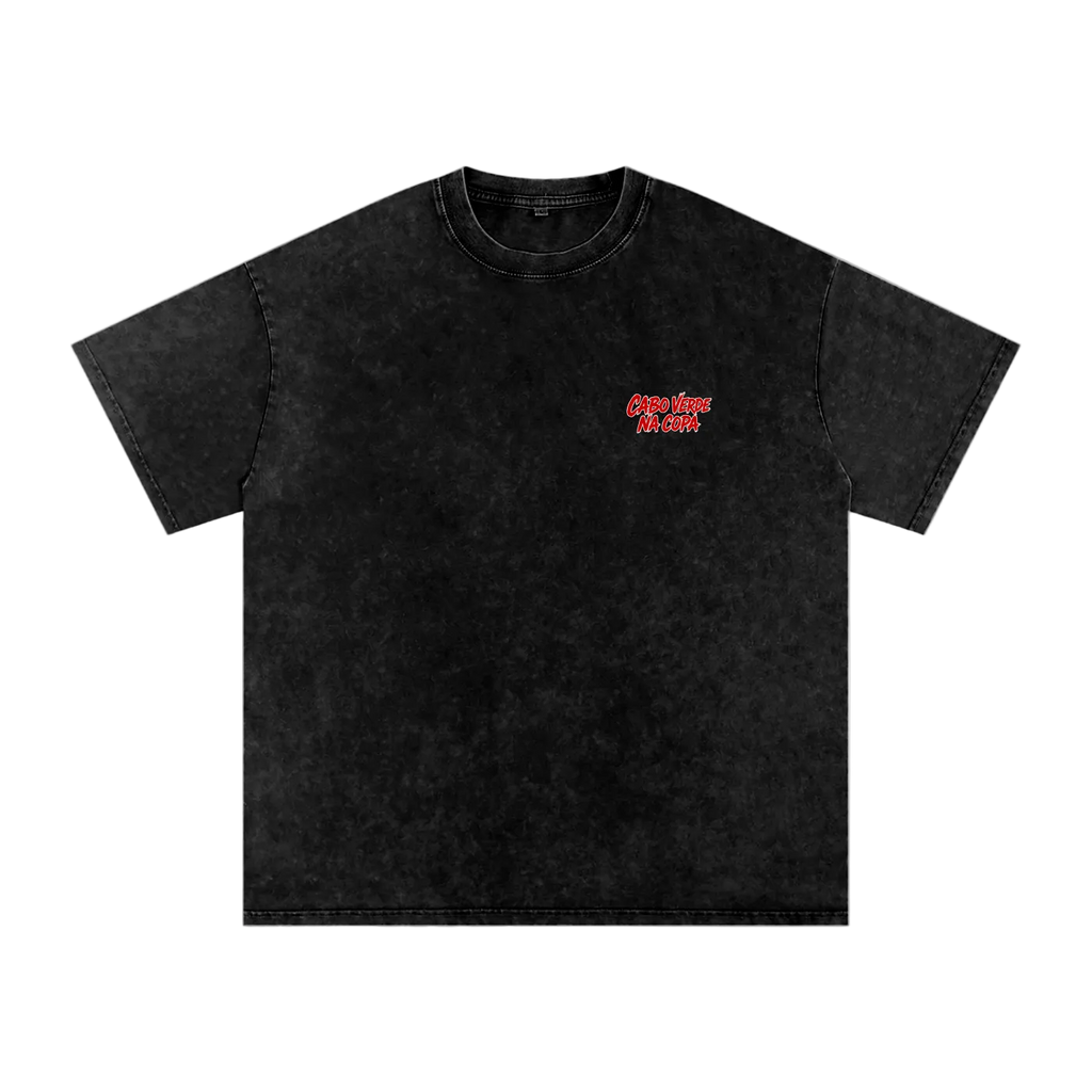 Hélio Varela "Cabo Verde Na Copa" Washed Oversized T-Shirt