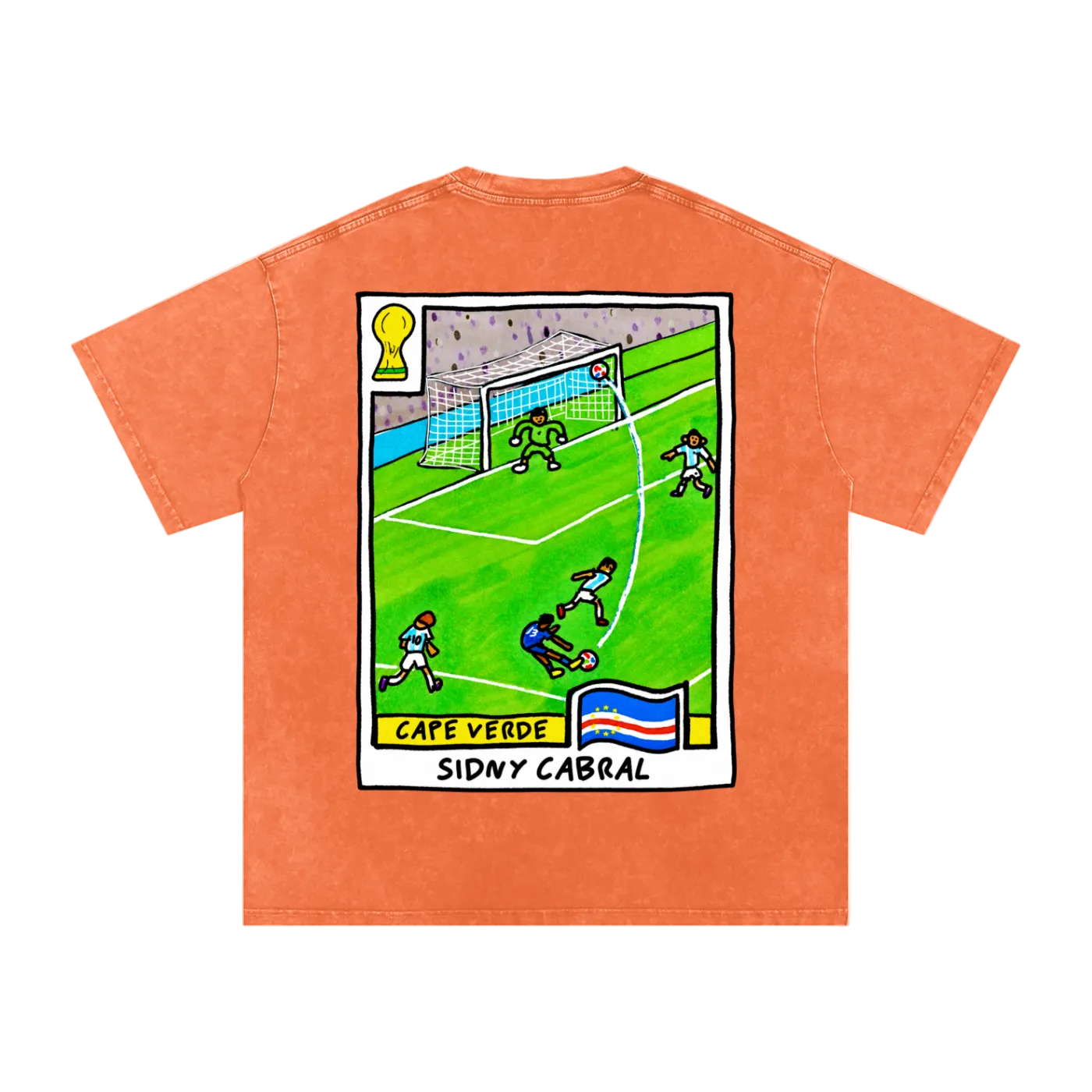 Sidny Lopes Cabral Goal Washed Oversized T-Shirt