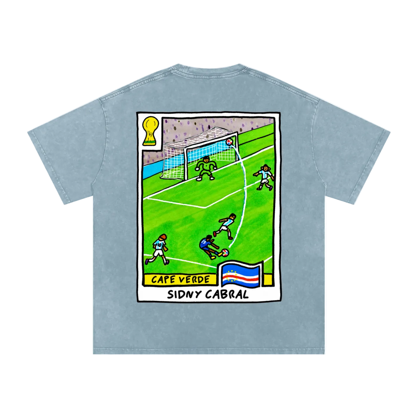 Sidny Lopes Cabral Goal Washed Oversized T-Shirt