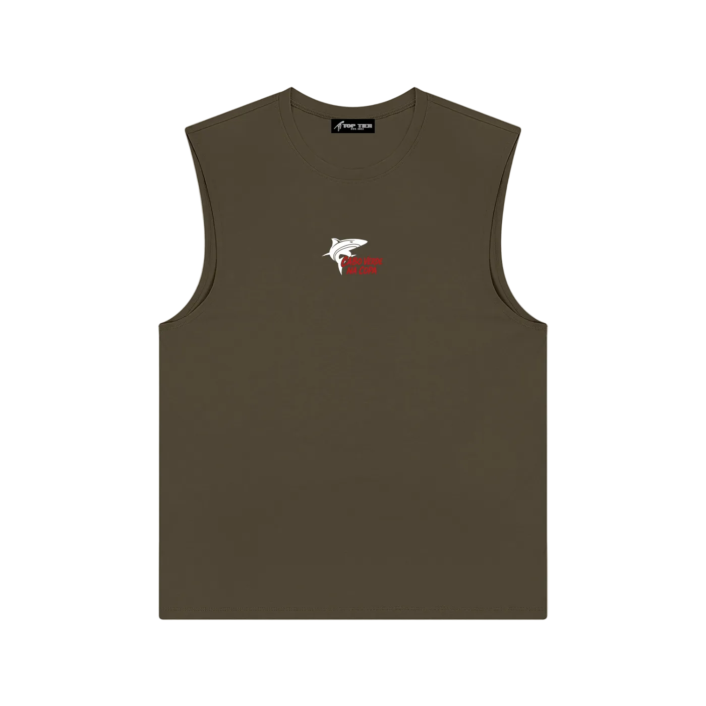 Cabo Verde Na Copa Red Athletic Tank Top