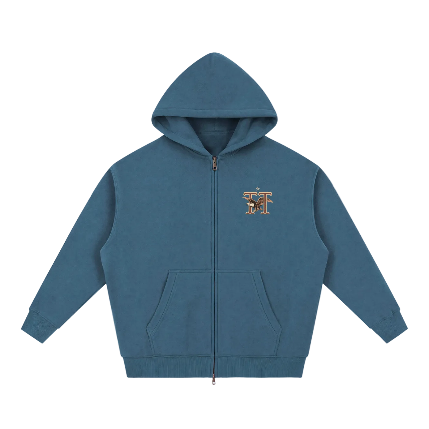 Vintage Eagle Oversized Boxy Hoodie