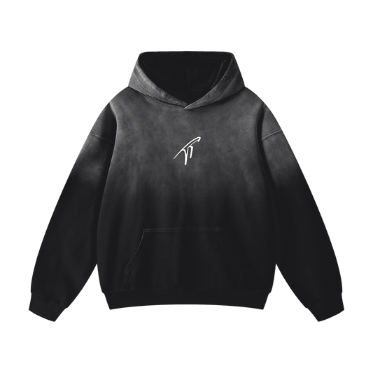 "TT" Heavyweight Sunfade Oversized Hoodie