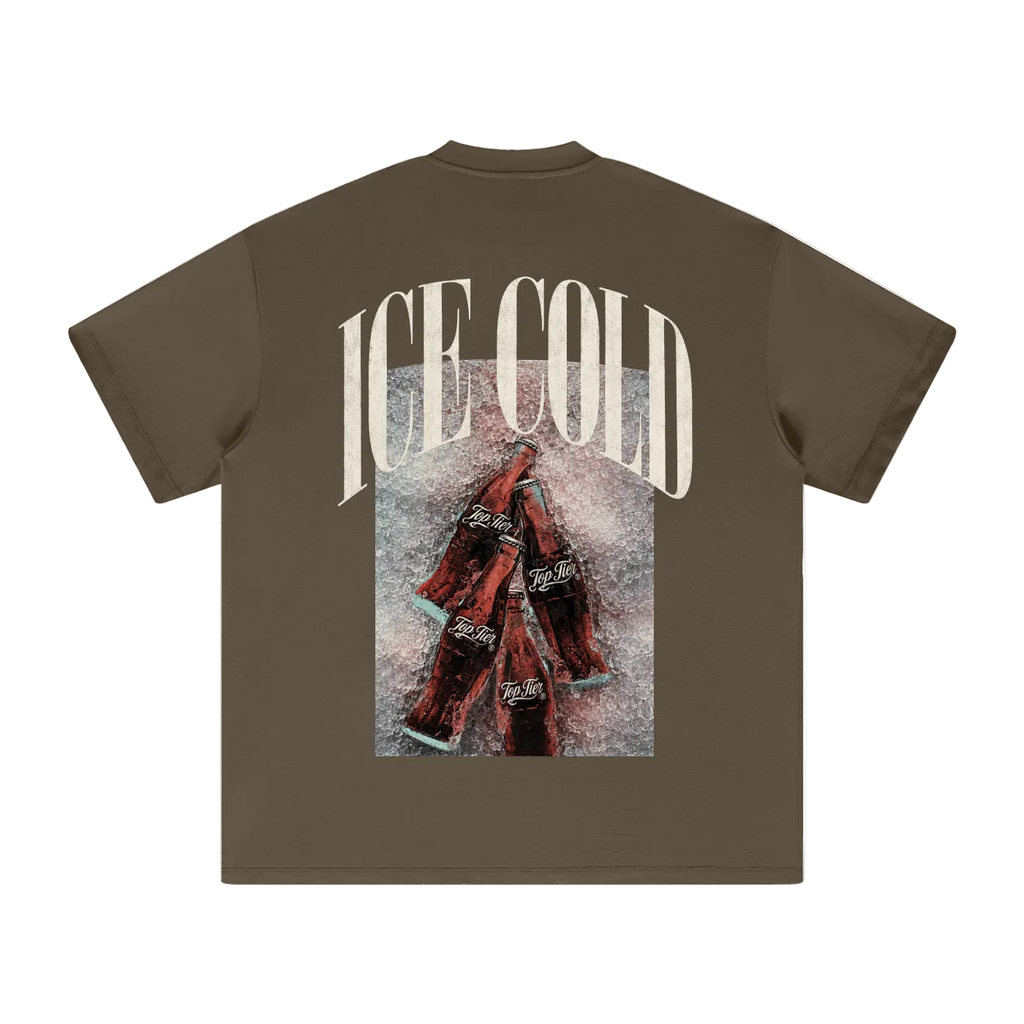"Ice Cold" Heavyweight Earth Tone T-Shirt