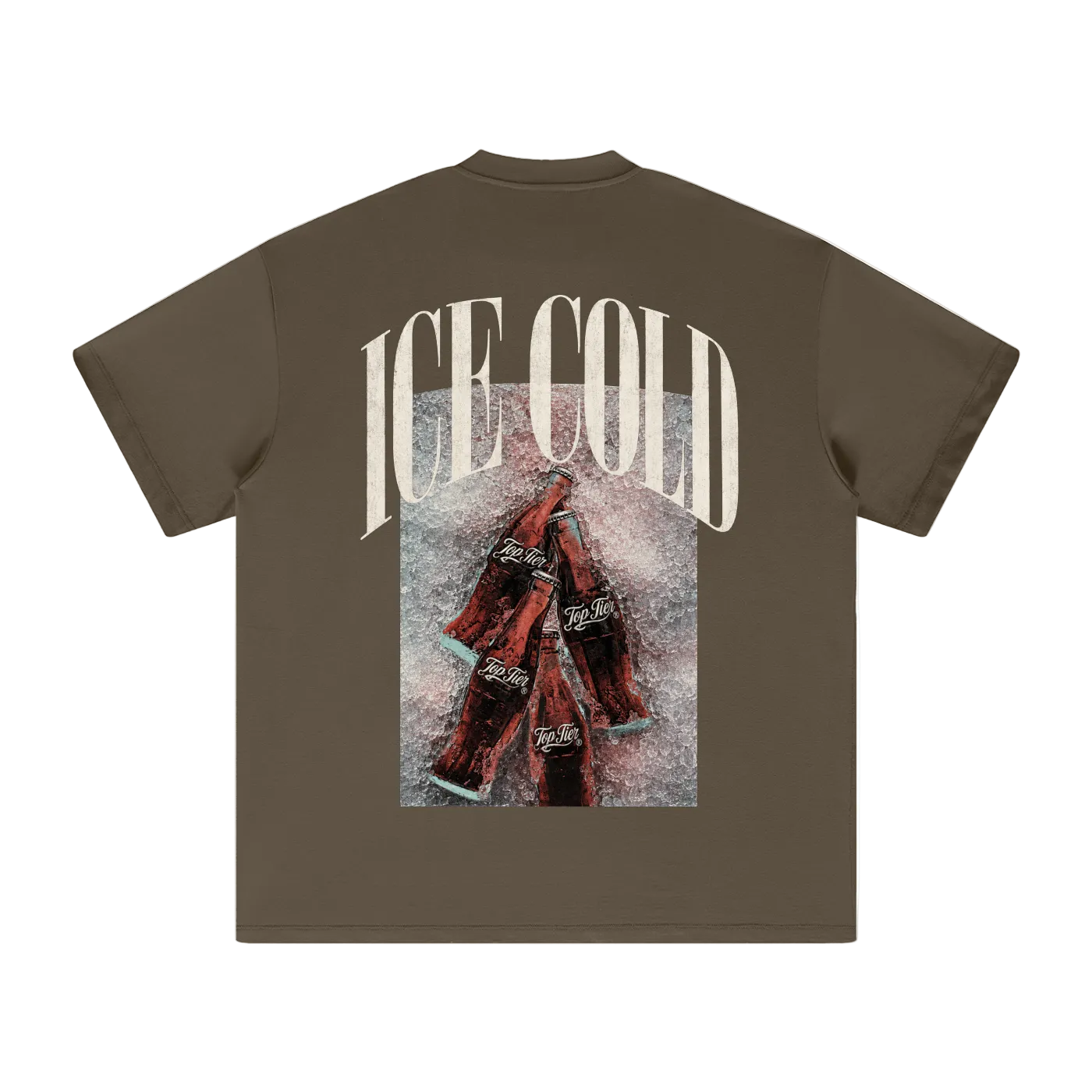 "Ice Cold" Heavyweight Earth Tone T-Shirt