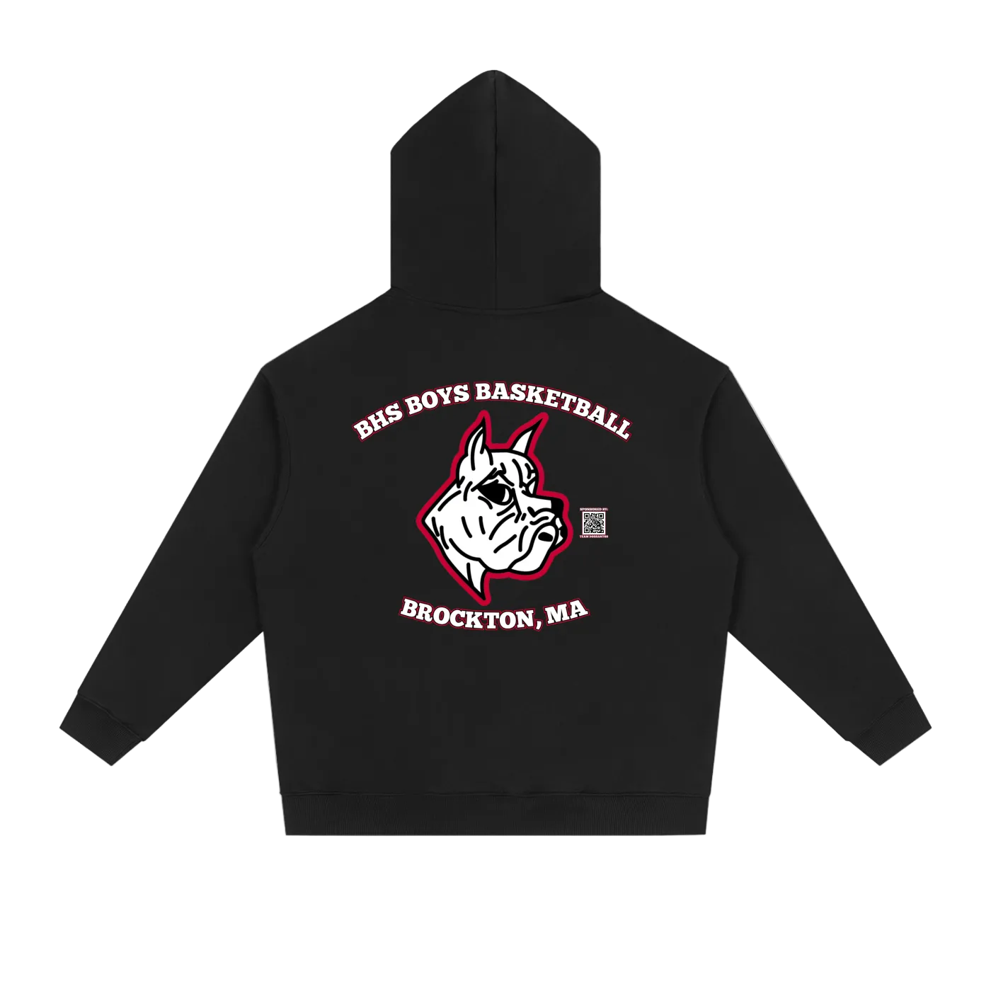 Sweat à capuche officiel de l'équipe masculine de basketball du lycée Brockton (édition spéciale supporters)