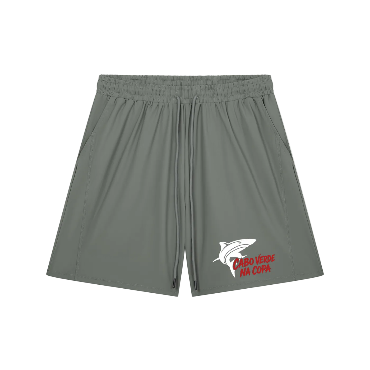 Cabo Verde Na Copa Red Drawstring Shorts