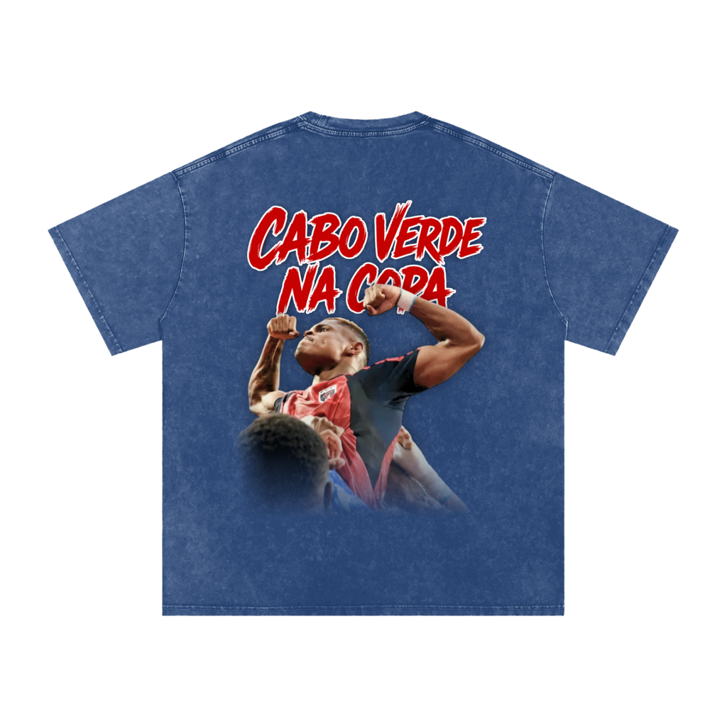 Hélio Varela "Cabo Verde Na Copa" Washed Oversized T-Shirt
