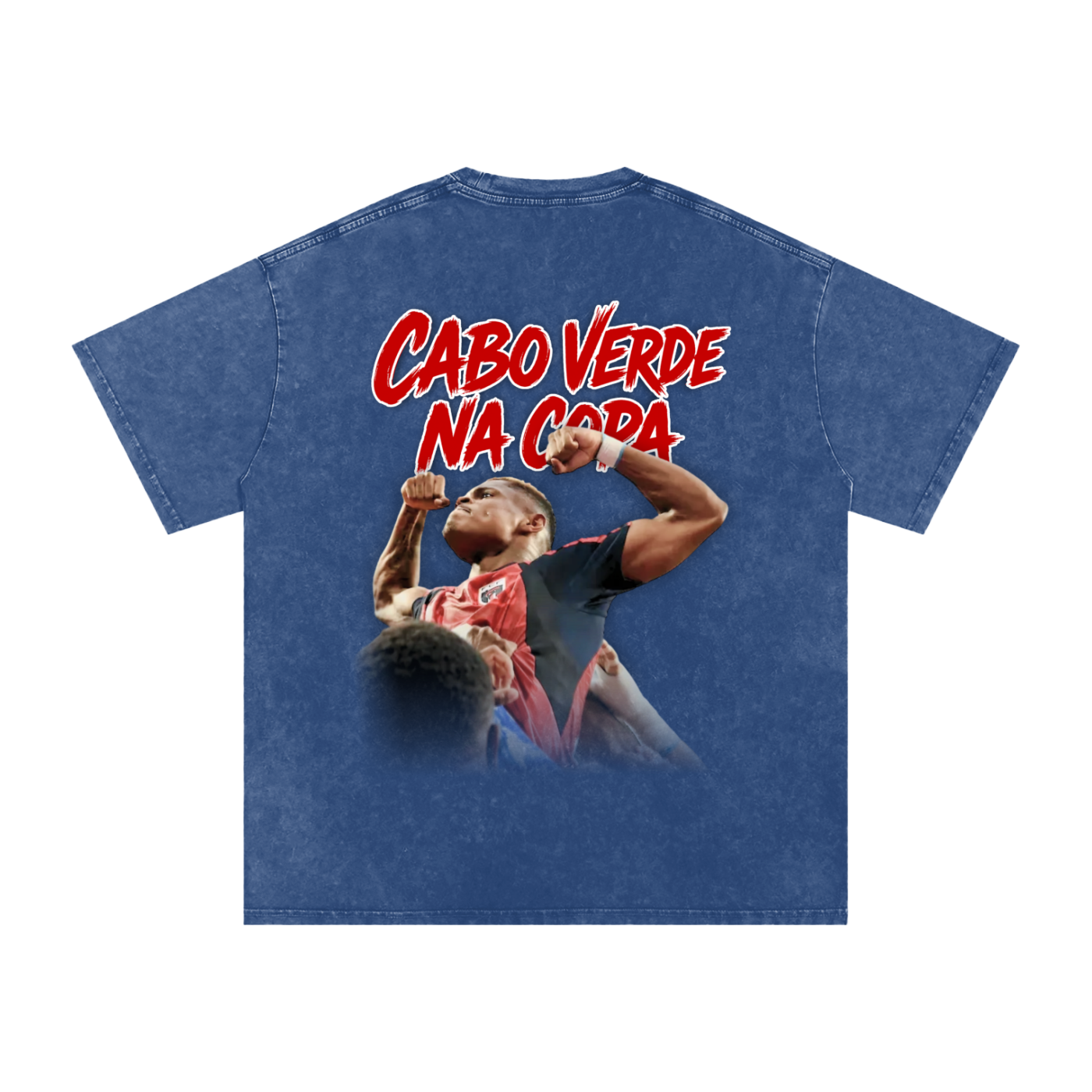 Hélio Varela "Cabo Verde Na Copa" Washed Oversized T-Shirt