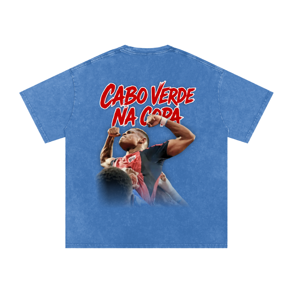 Hélio Varela "Cabo Verde Na Copa" Washed Oversized T-Shirt