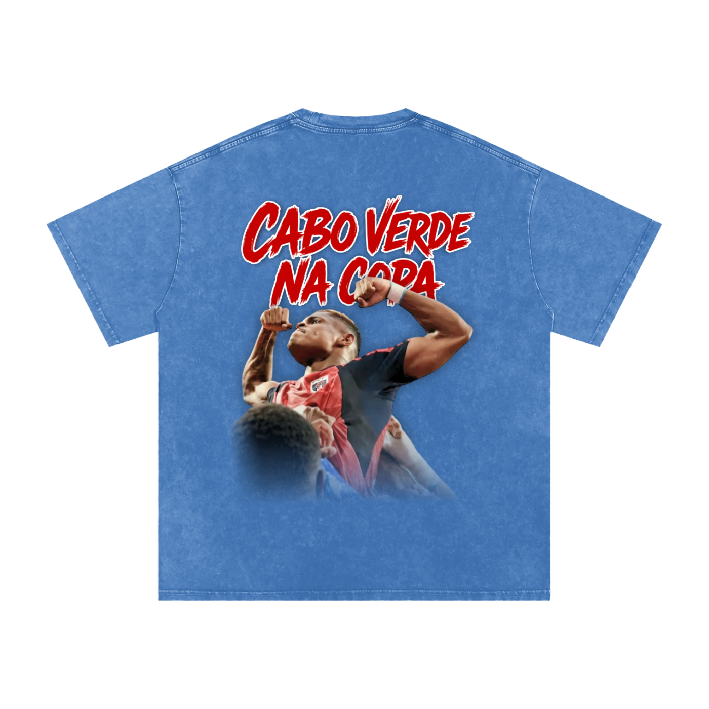 Hélio Varela "Cabo Verde Na Copa" Washed Oversized T-Shirt