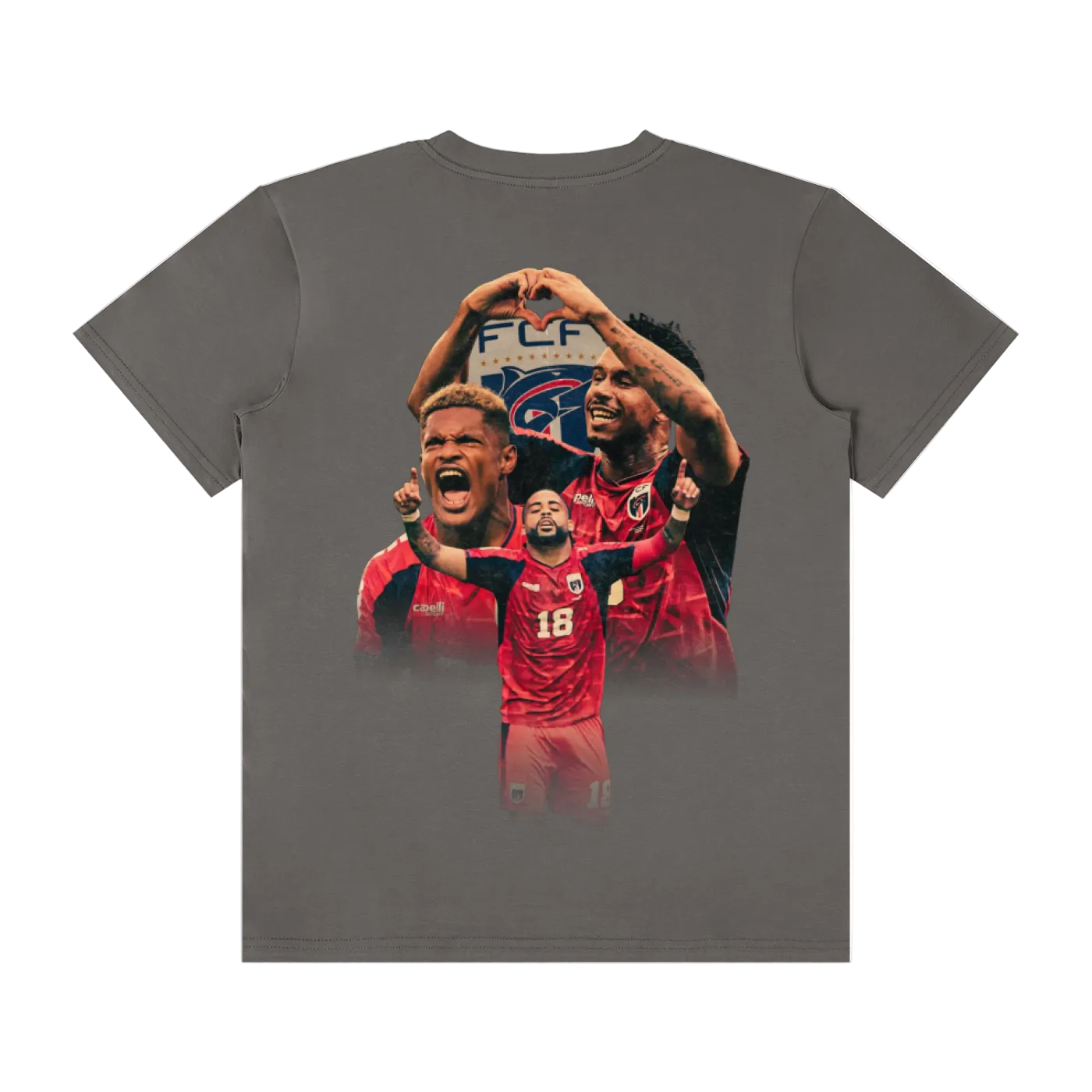 Cabo Verde Na Copa Red Graphic T-Shirt