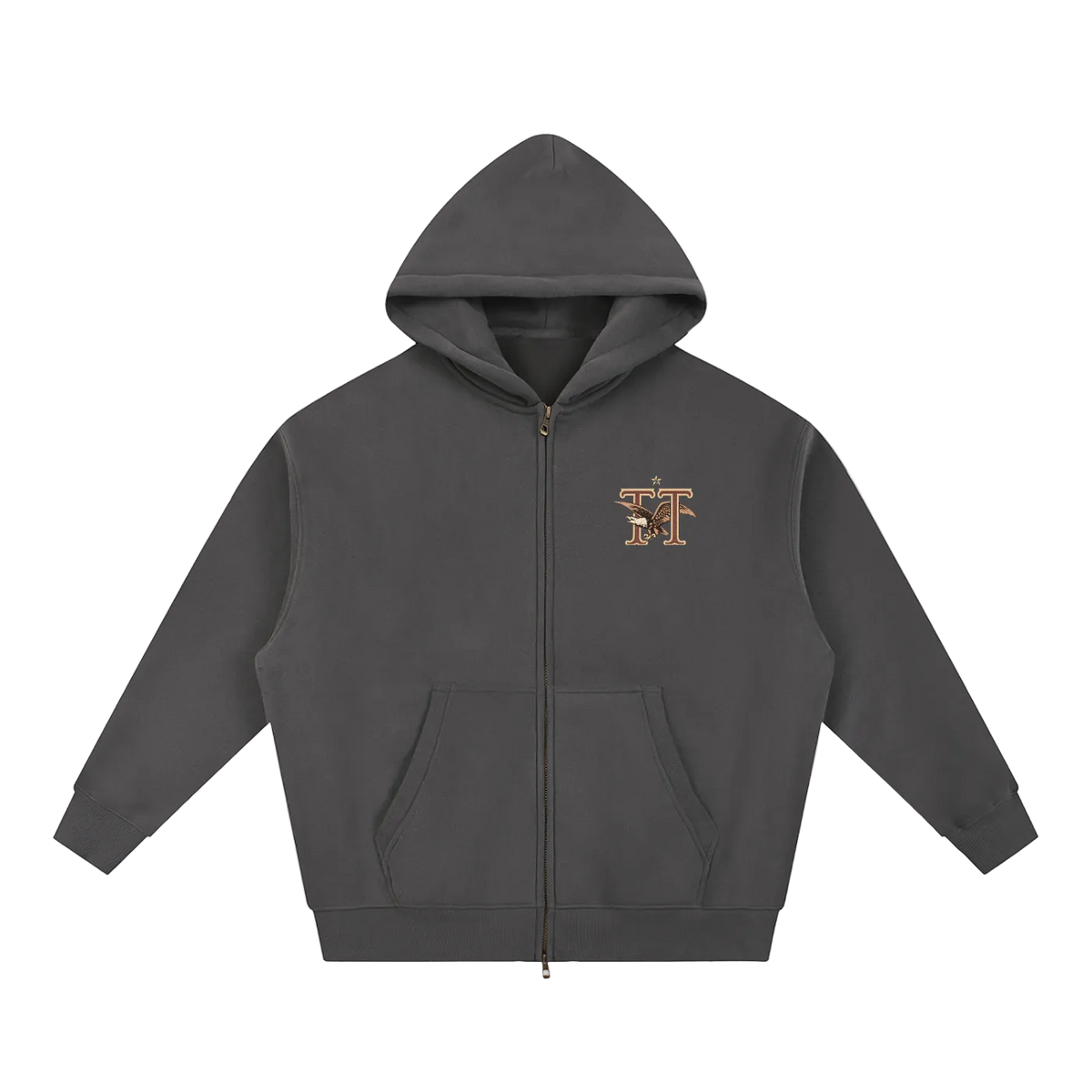 Vintage Eagle Oversized Boxy Hoodie