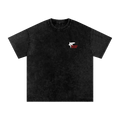 Cabo Verde Na Copa Red Washed Oversized T-Shirt