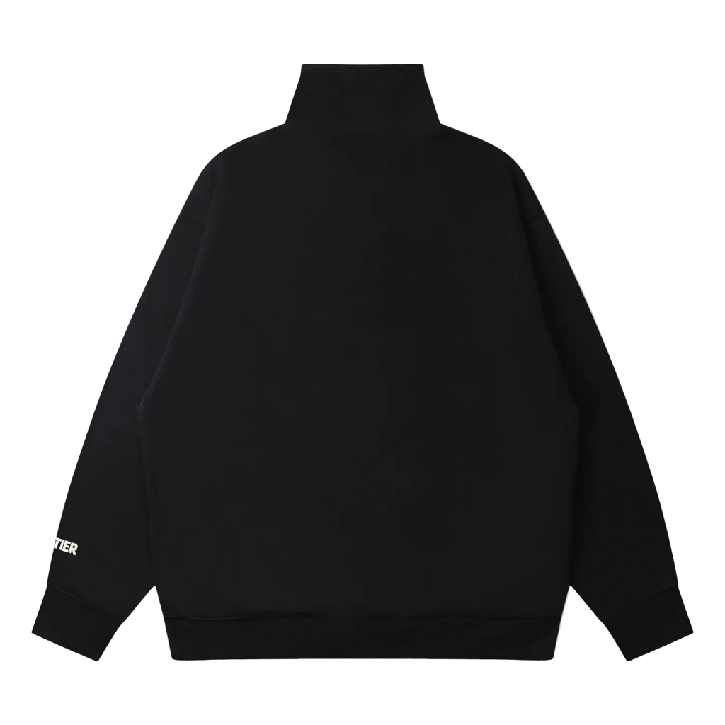 Top Tier Quarter-Zip Drop Shoulder Sweatshirt
