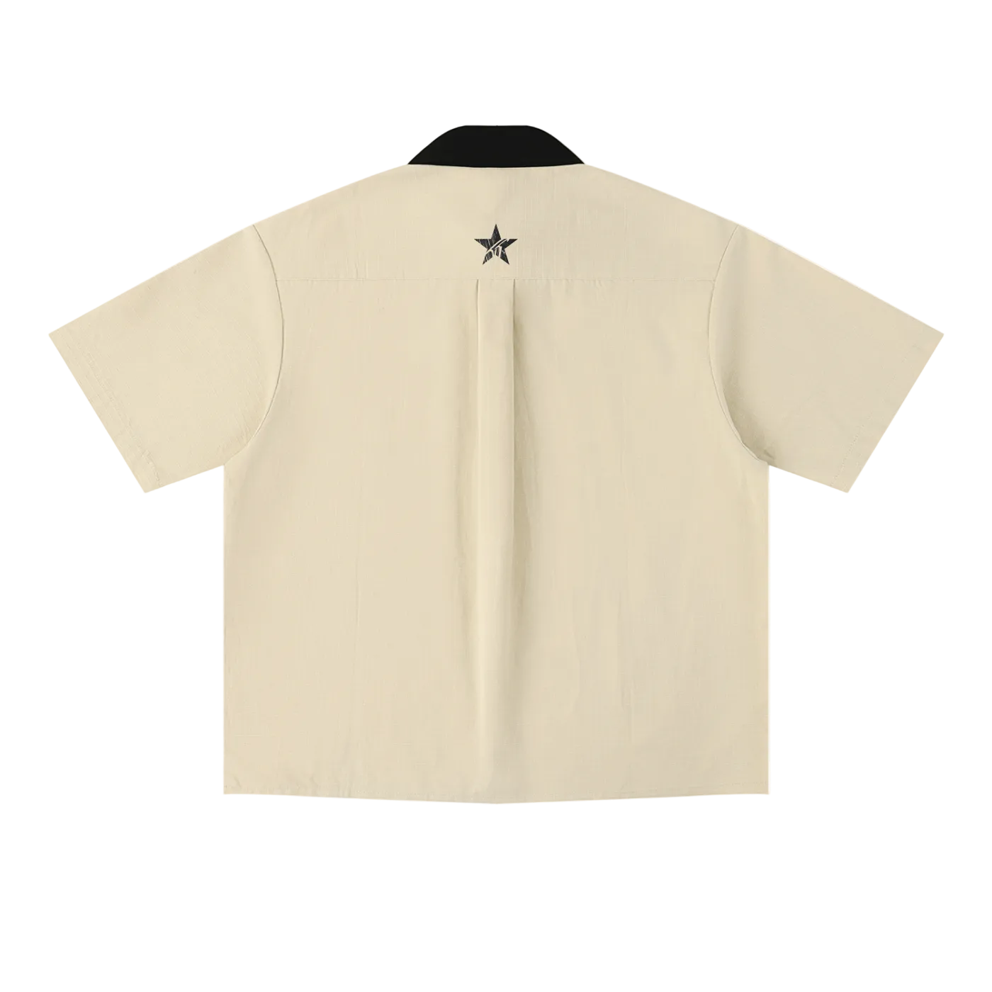 Top Tier Cursive Boxy Short Sleeve Polo